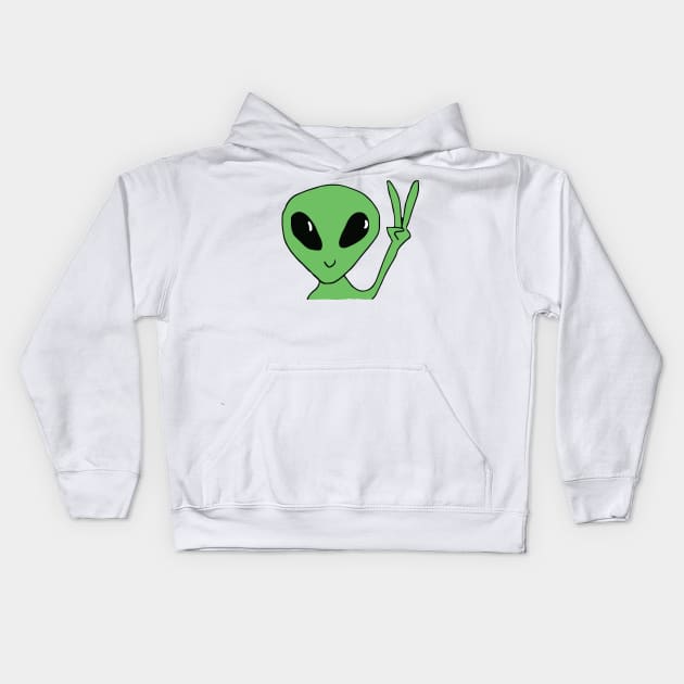 alien Kids Hoodie by nfrenette